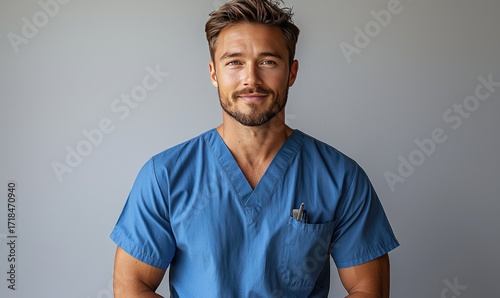 Portrait of a man in a medical uniform