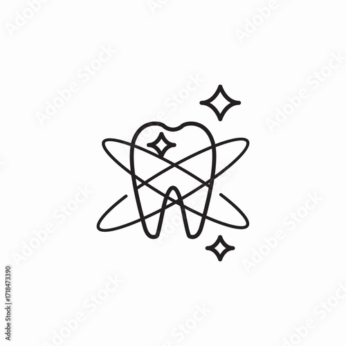 dentist science icon sign vector