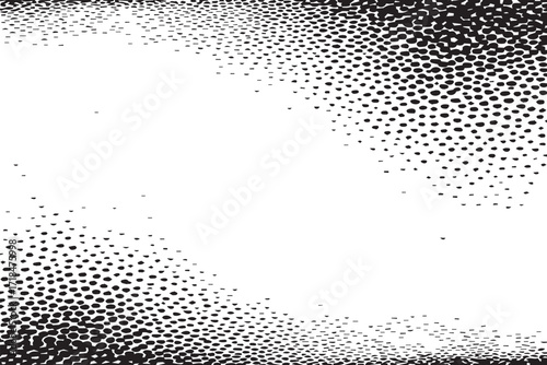 monochrome halftone dots gradient texture background seamless pattern vector ai eps jpeg png