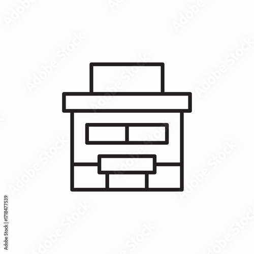 store shop icon sign vector