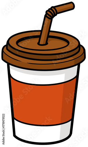 vector illustration of a glass jar