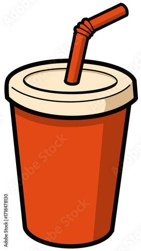 vector illustration of a soda can