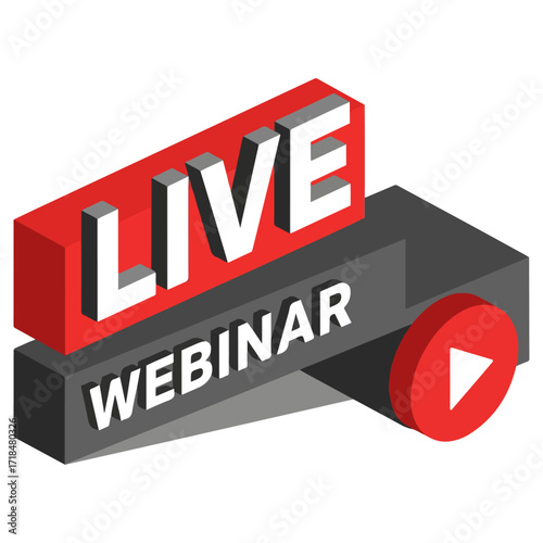 Live Webinar Announcement for Online Education and Training.