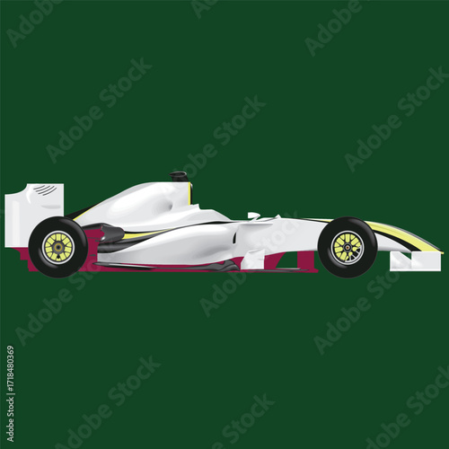 ilustrasi mobil sport super cepat