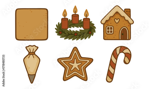 Charming christmas cookies: festive gingerbread designs for holiday inspiration