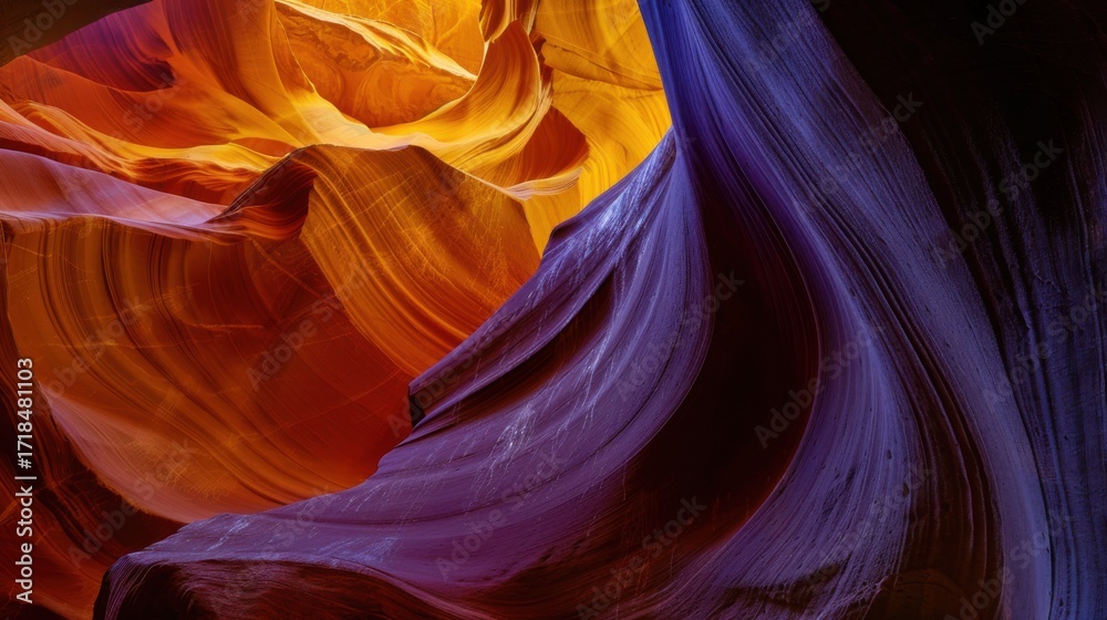 Obraz premium Fire & Light Design: Orange Flames, Red Heat & Colorful Wave Textures for Wallpaper Backgrounds