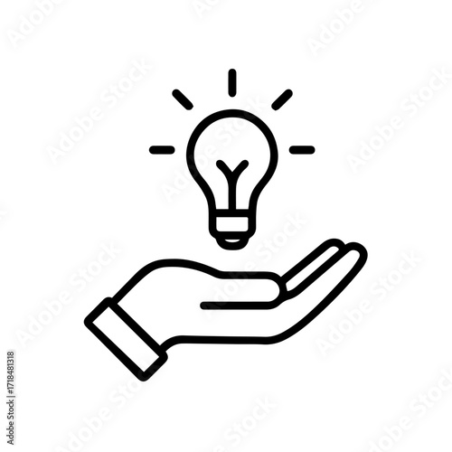 Idea in Hand vector