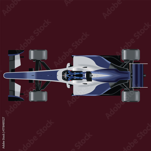 ilustrasi mobil sport super cepat