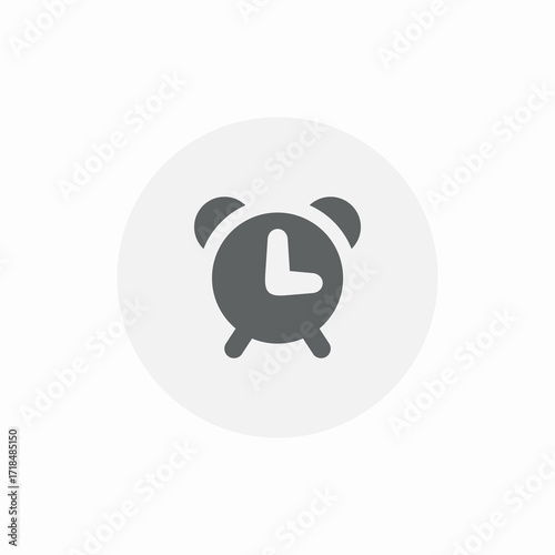 ring clock icon sign vector