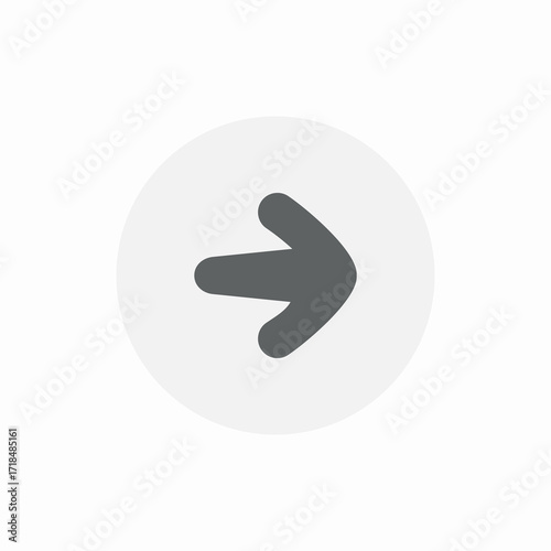 right arrow point icon sign vector