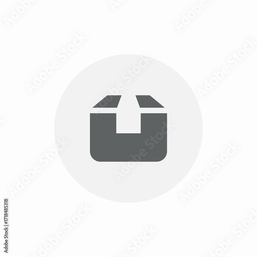 sealed delivery package icon sign vector
