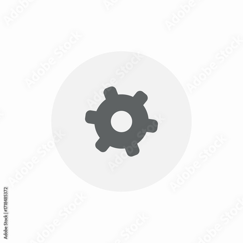 settings modify gear icon sign vector