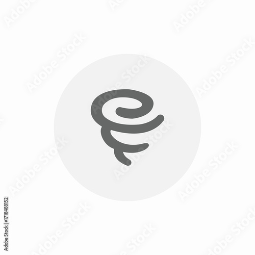 quick tornado icon sign vector