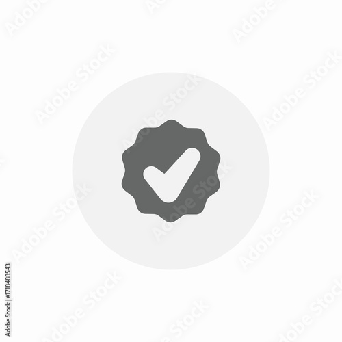 verified trusted icon sign vector