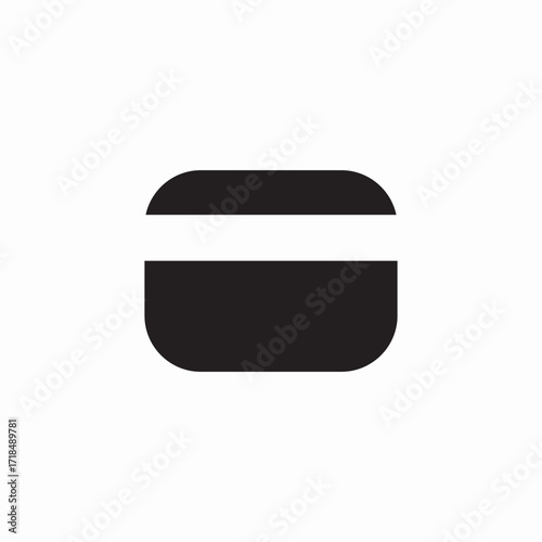 earphone device case icon sign vector