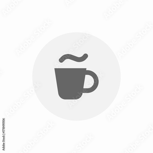 mug coffee icon sign vector
