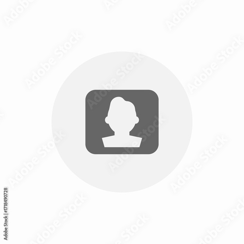 user post image icon sign vector