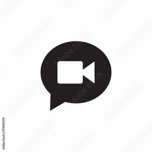 video communiation icon sign vector