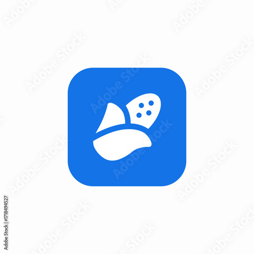 corn leaf icon sign vector