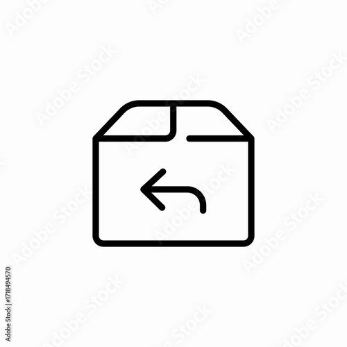delivery forward icon sign vector