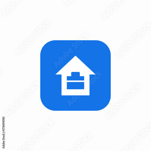 home battery icon sign vector