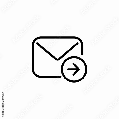 message sent icon sign vector