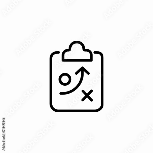 office plan icon sign vector