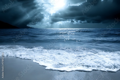 Fototapeta Naklejka Na Ścianę i Meble -  stormy sea wave