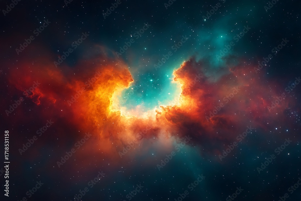 Fototapeta premium space background with space