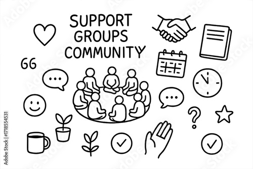 Support Group Doodles. Urban Shield ? Graffiti Simplified style, tilted thick bubble/block letters with dripping outlines, flat spray fills, shields, stars,