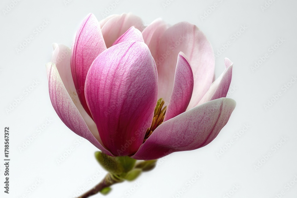 Fototapeta premium Close-up of a delicate magnolia flower.