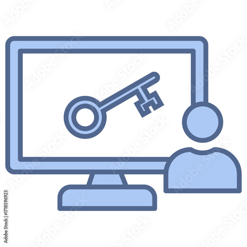 Access Blue Icon