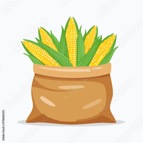 Sack of Fresh Corn