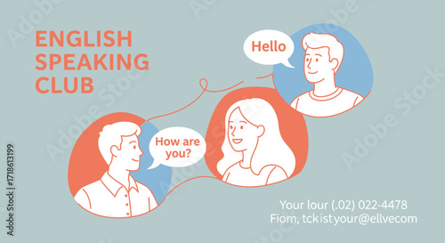 Enhance your English with friendly conversations and improve speaking skills in a community speaking club, perfect for language learning and practice