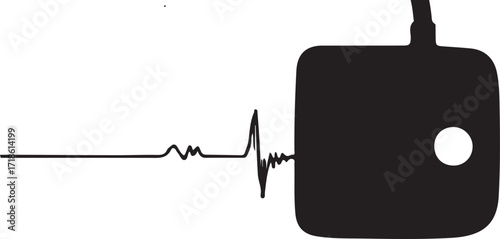 A passion heard test  Abstract geometric design 