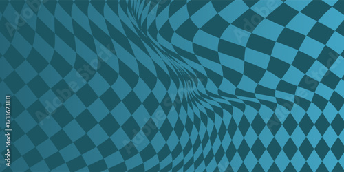 Oktoberfest blue checker background pattern, navy blue, gradient pattern.Vector ilustration