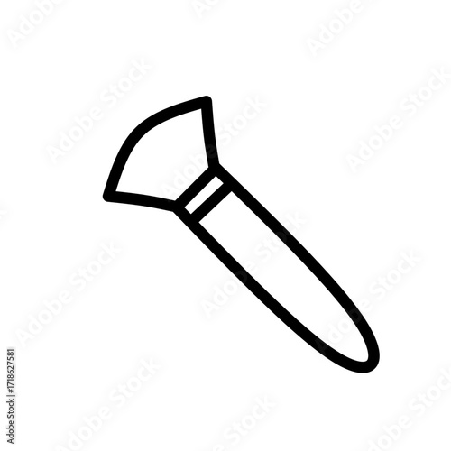 Makeup Brush simple Icon Ideal for Beauty and Cosmetic Application
