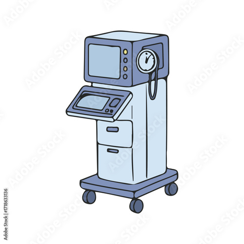 Medical Ventilator Machine for Respiratory Support 1.