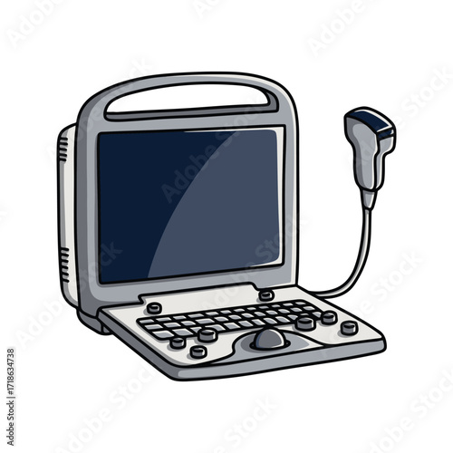 Portable Ultrasound Machine for Medical Diagnostics.