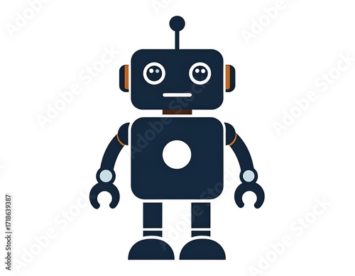 Cute robot icon