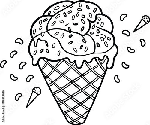 Modern Abstract Vector Design with Geometric Shapes CMYK Colors and Helvetica Courier Fonts for Creative Projects