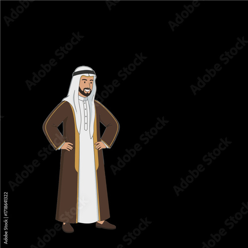 Muslim Man Life Activities 