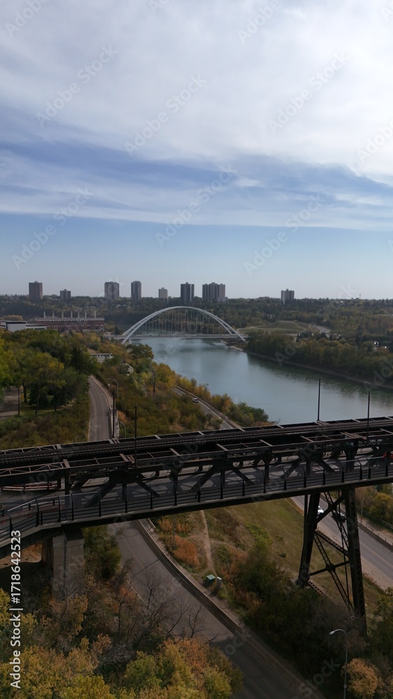 Fototapeta premium bridge and river 