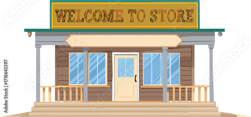 Welcome to the store graphic featuring a price 