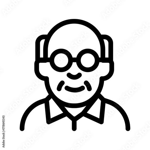 Elderly Care Line Icon of Home Healthcare Icon Set