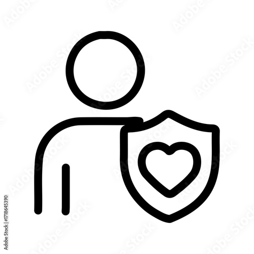 Healthcare Protection Line Icon of Palliative Care Icon Set