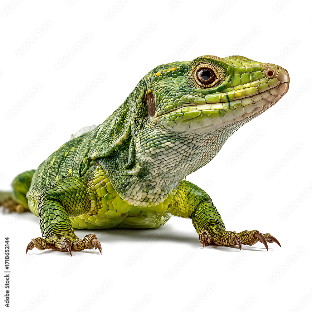 Fototapeta premium Realistic Lizard Isolated on Transparent Background