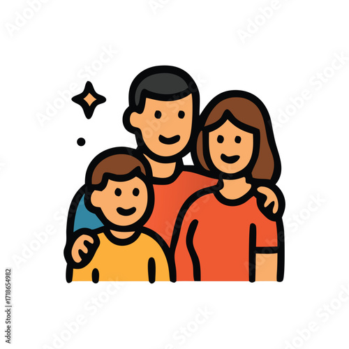 Shared experiences create lasting memories for this smiling family with mom dad and child.