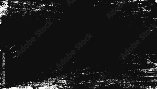 Black Grunge Texture Background.