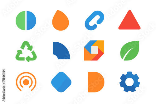 Logo Grid Design. All logos equally spaced in a ? grid ( per row). Uniform logo size. No text. Transparent background. Isolated layout.